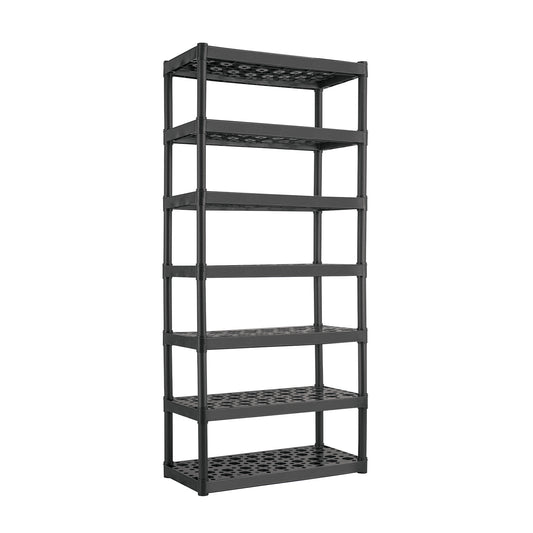 Estante plástico uso rudo 7 rep/cap. 70 Kg, 185x43x91,TRUPER, 103600