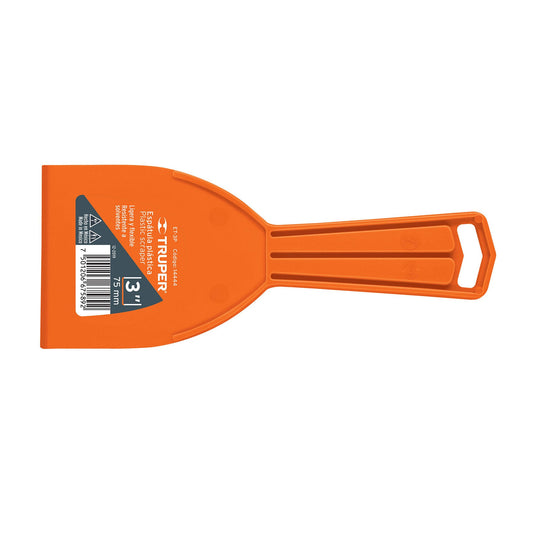 Espátula plástica de 3', Truper Caja con 6, 14444