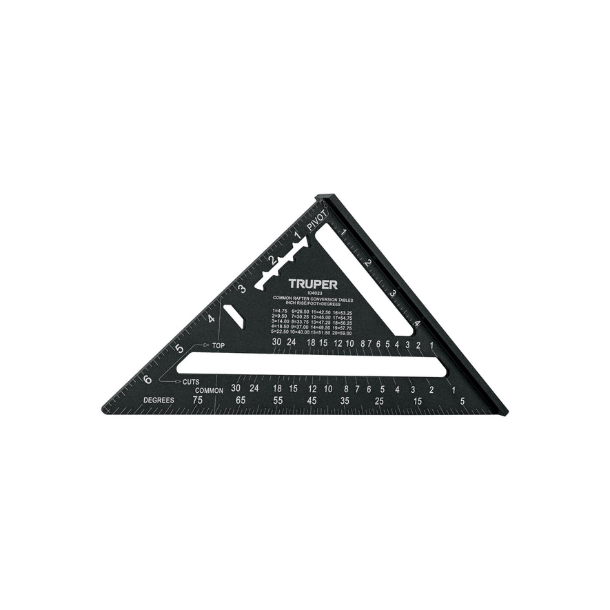 Escuadra 7' de aluminio color negro, p/muros de yeso, Truper Caja con 3, 104023