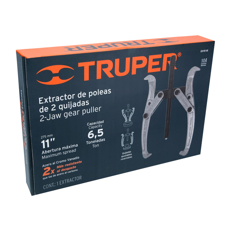Extractor de poleas, 2 quijadas, 10', Truper, 14499