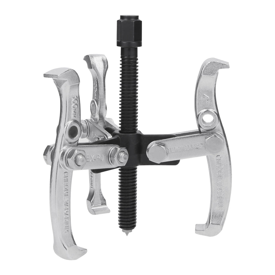 Extractor de poleas, 3 quijadas, 4', Truper Caja con 4, 14503