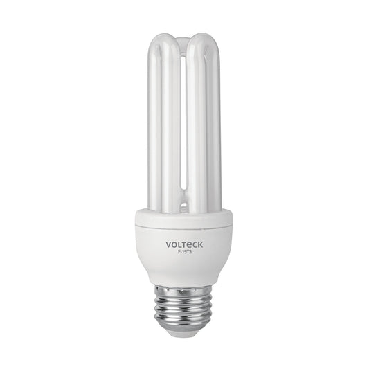 Lámpara triple T3 15 W luz de día en blíster, Volteck Caja con 4, 46844