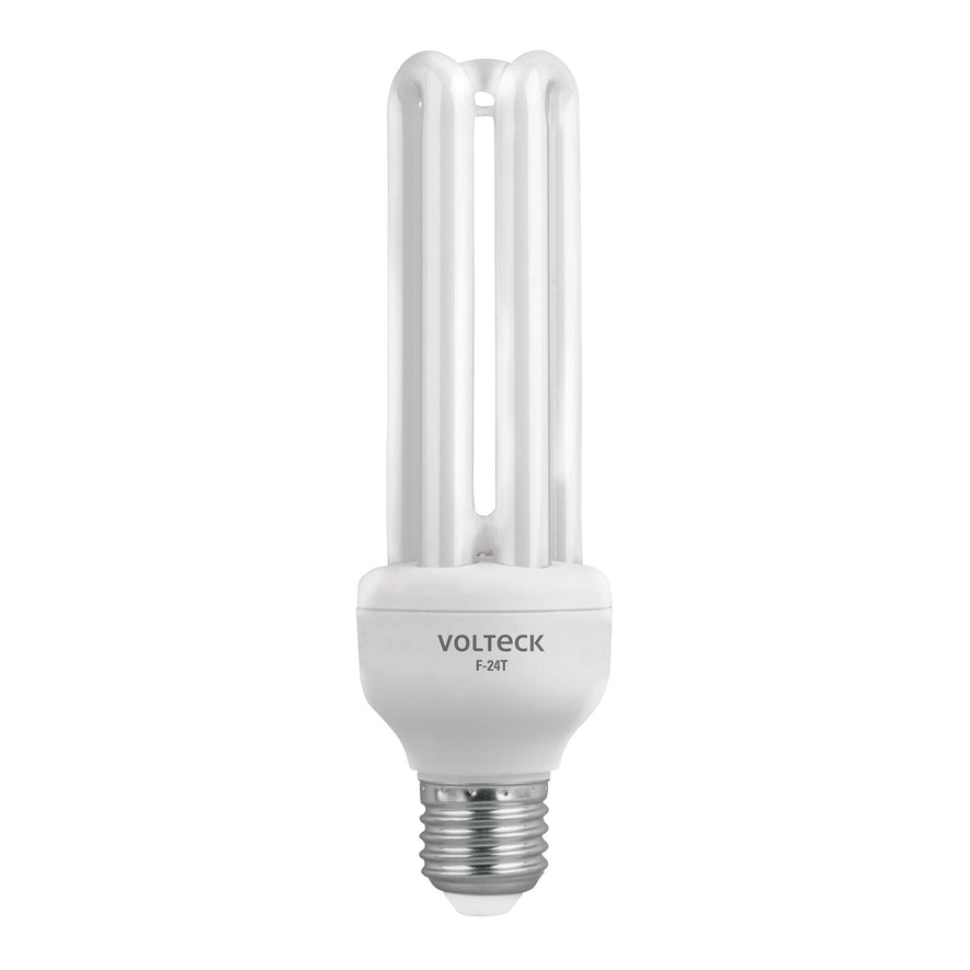 Lámpara triple T4 24 W luz de día en blíster, Volteck Caja con 4, 48227