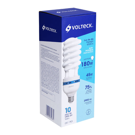 Lámpara espiral T5 45 W alta potencia luz de día, caja Caja con 4, 47100