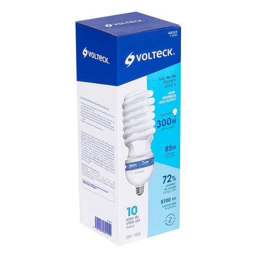 Lámpara espiral T5 85 W alta potencia luz de día, caja Caja con 4, 48223