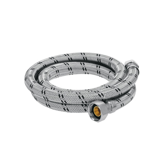 Manguera para boiler, acero inox, 1/2'x3/4', 150 cm, Foset Caja con 6, 47426