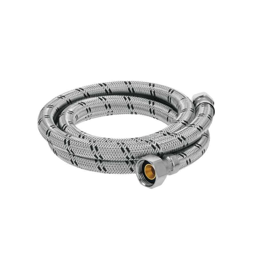 Manguera para boiler, acero inox, 1/2'x3/4', 150 cm, Foset Caja con 6, 47426