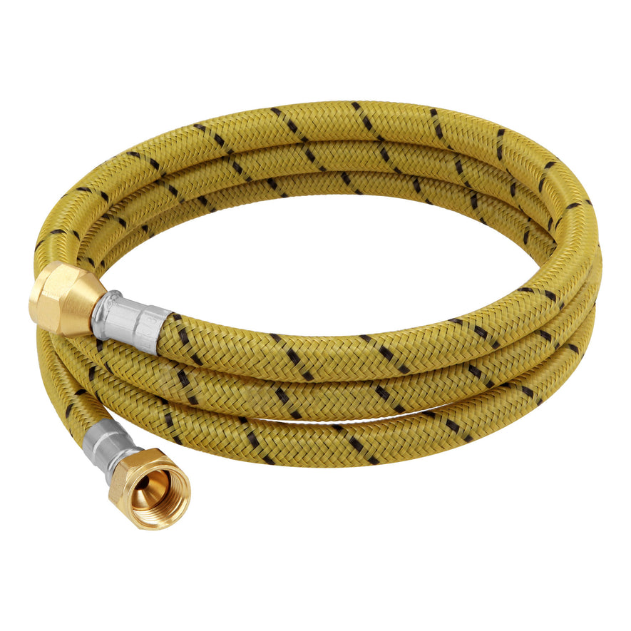 Manguera para gas, vinilo, 3/8' x 3/8', 150 cm, Foset Caja con 6, 49185