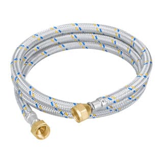 Manguera para gas, aluminio, 3/8' x 3/8', 150 cm, Foset Caja con 6, 49139