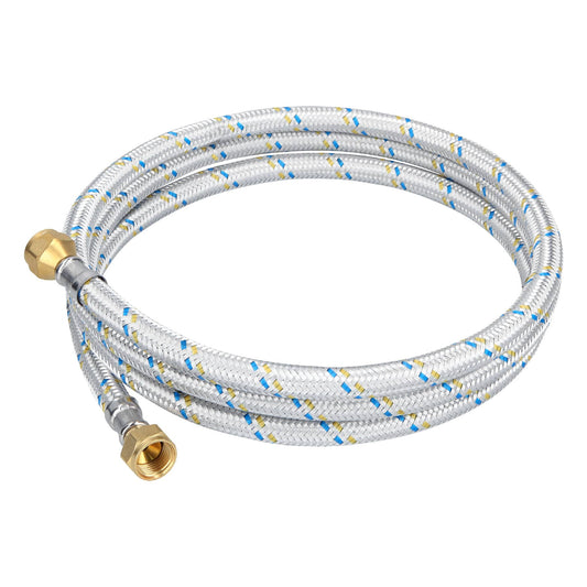 Manguera para gas, aluminio, 3/8' x 3/8', 200 cm, Foset Caja con 6, 49140