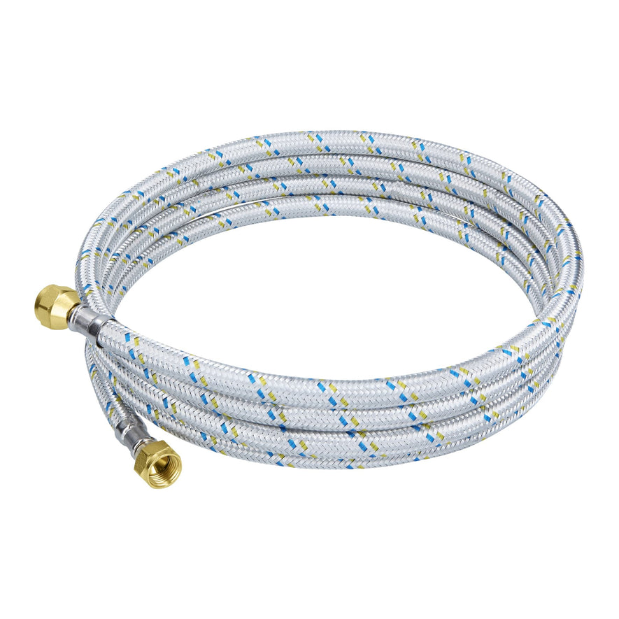 Manguera para gas, aluminio, 3/8' x 3/8', 300 cm, Foset Caja con 6, 49141