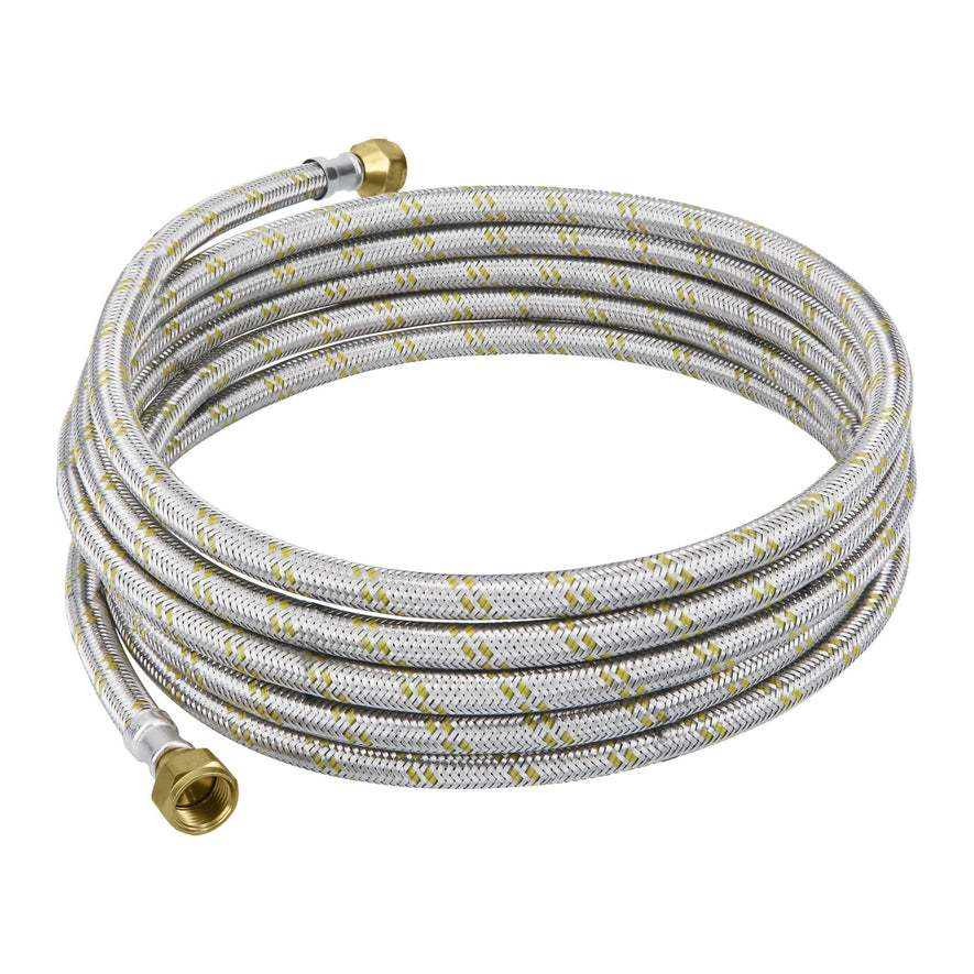 Manguera para gas, acero inox, 3/8' x 3/8', 400 cm, Foset Caja con 6, 49519