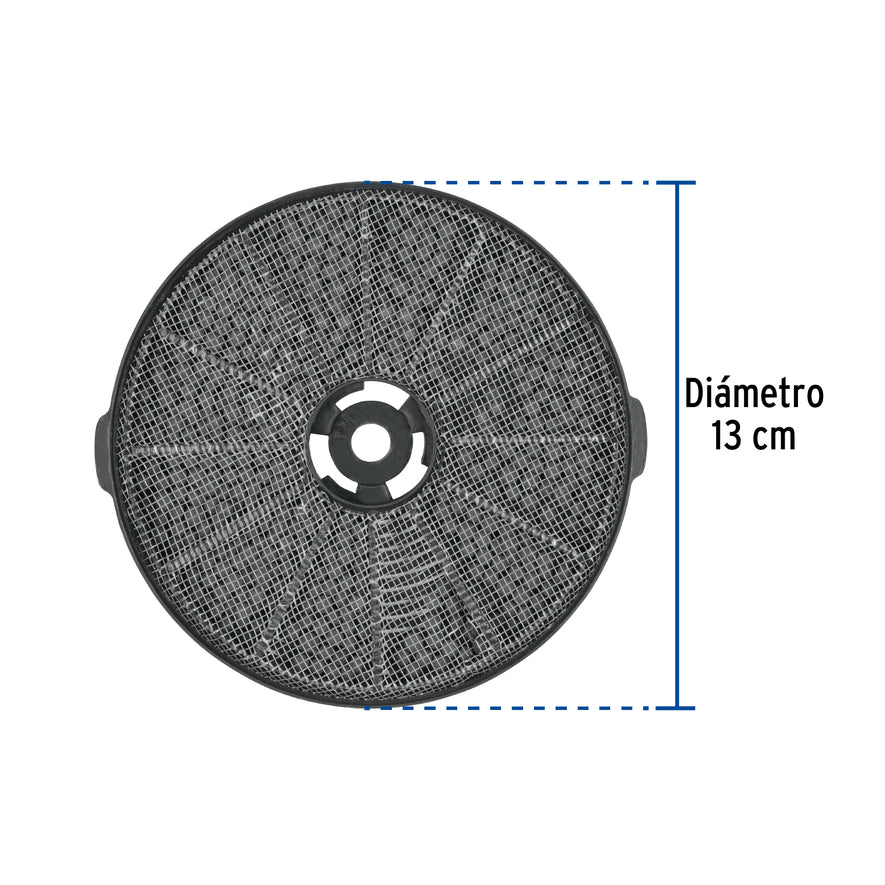 Filtro de carbón para campanas CAME-80/60 Caja con 4, 45442
