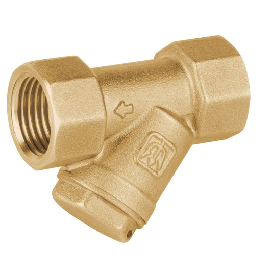 Filtro de latón en 'Y' de 1/2', Foset Caja con 3, 47613