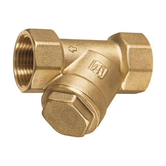 Filtro de latón en 'Y' de 1', Foset Caja con 3, 47615