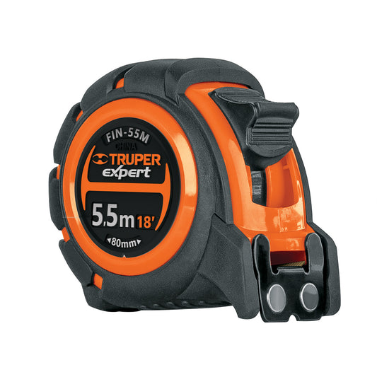 Flexómetro industrial contra impactos 5.5 m cinta 25 mm Caja con 6, 12695