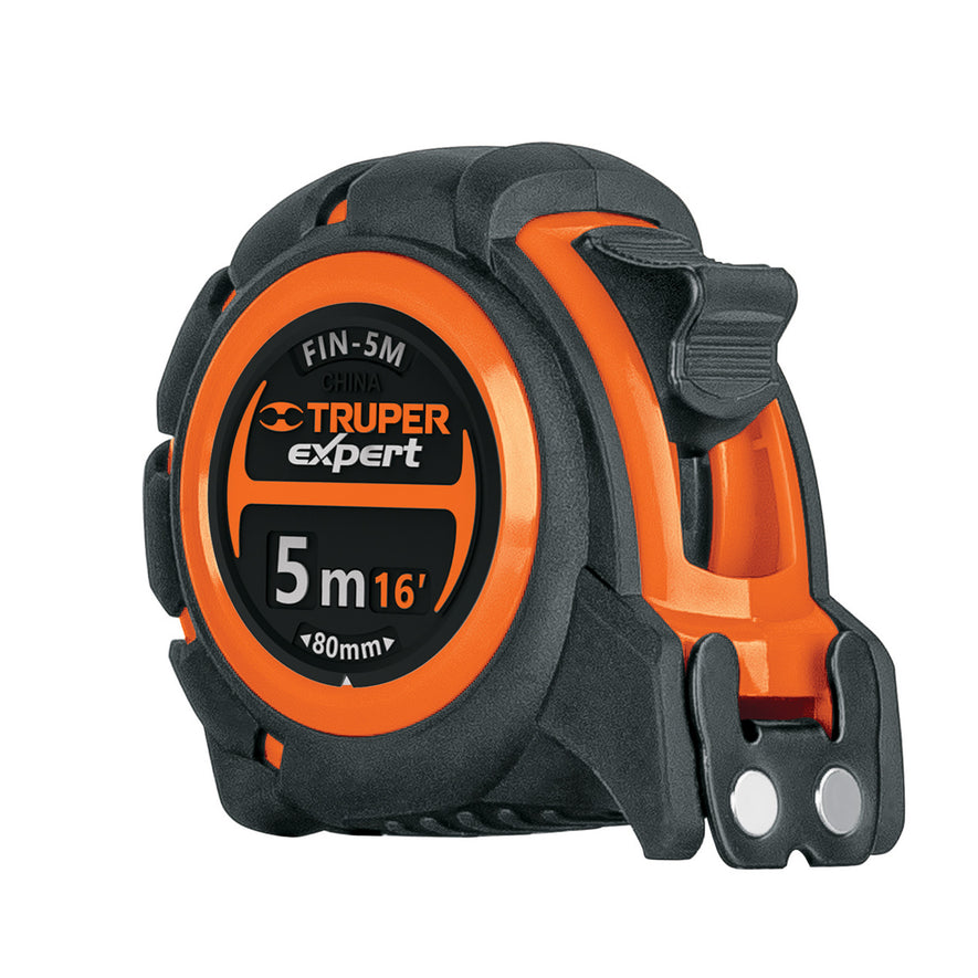 Flexómetro industrial contra impactos 5 m cinta 19 mm Caja con 6, 12694