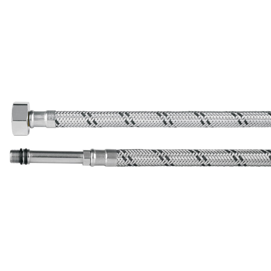 Manguera para monomando, acero inox, 1/2'x M10, 55 cm Caja con 6, 48969