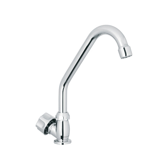 Llave individual para fregadero, ABS, cuello corto, Basic Caja con 2, 47379