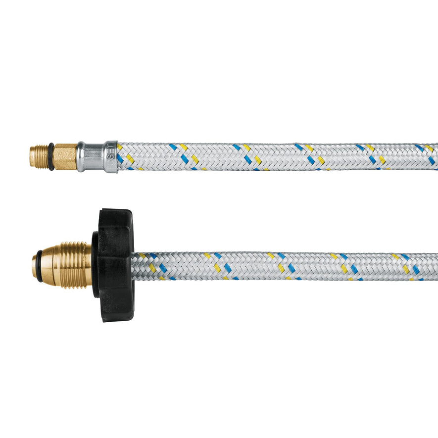 Manguera pigtail, aluminio, 7/16' x 7/8', 55 cm, Foset Caja con 6, 49513