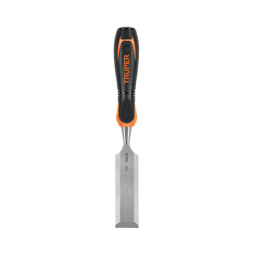 Formón 1-1/4' mango Comfort Grip, Truper Caja con 3, 14636