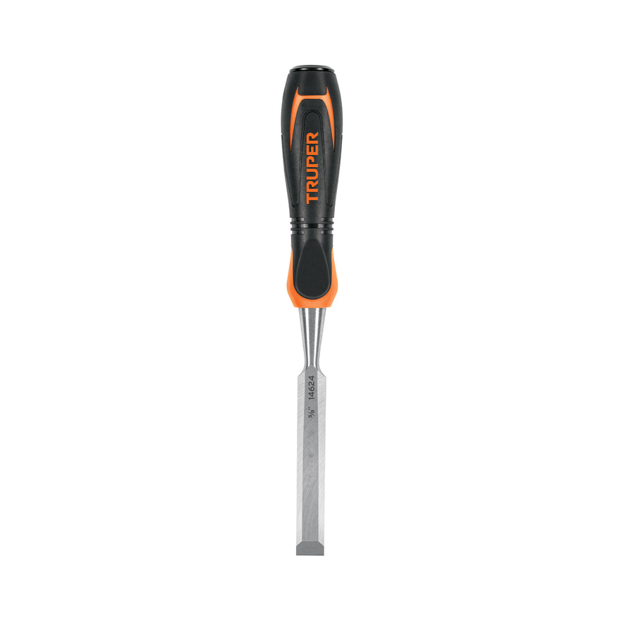 Formón 5/8' mango Comfort Grip, Truper Caja con 3, 14624