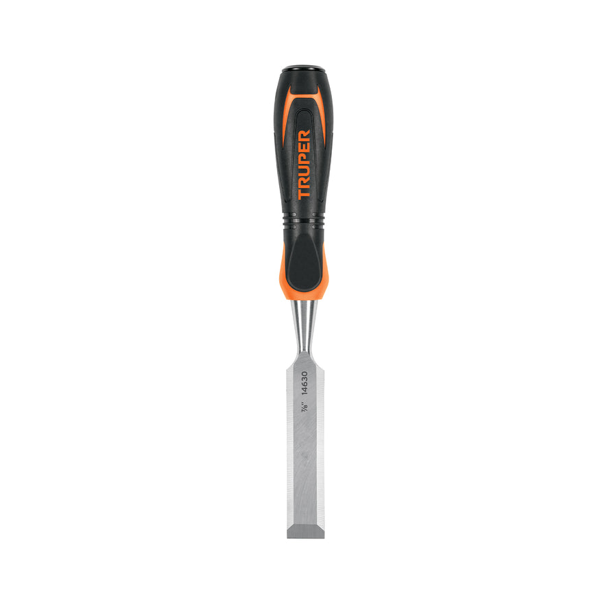 Formón 7/8' mango Comfort Grip, Truper Caja con 3, 14630
