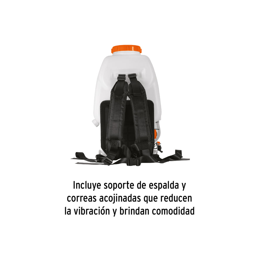 Fumigador de 25 L con motor a gasolina de 4 tiempos, Truper, 101569