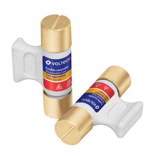 Blíster con 2 fusibles 30A con agarradera, Volteck Caja con 10, 47294