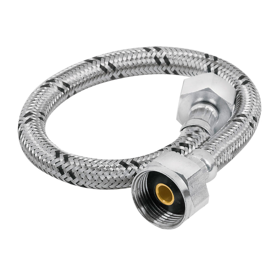 Manguera p/WC, acero inox, 1/2'x7/8', 35 cm Caja con 6, 49177