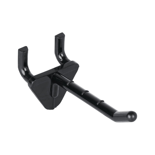 Gancho de plástico para perfocel y para ranurado, 2', Truper Caja con 24, 55962