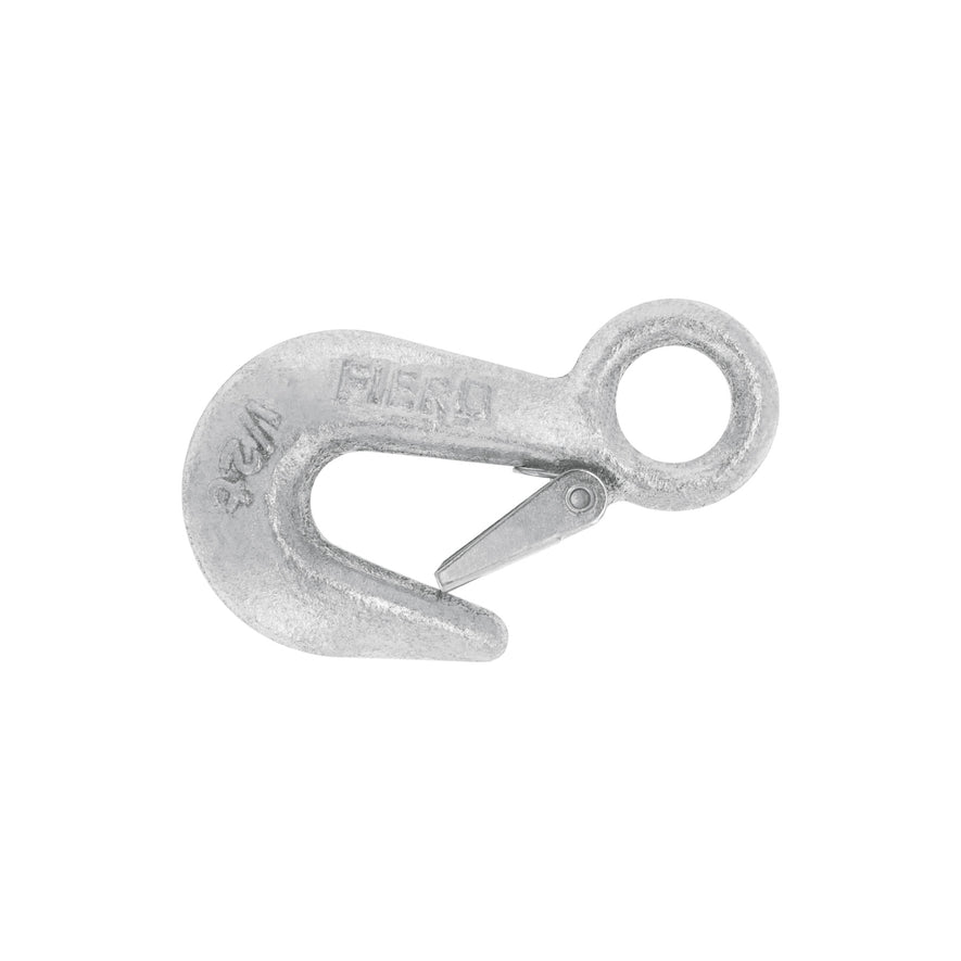 Gancho eslinga de acero forjado 3/4', carga 500 kg, Fiero Caja con 4, 44075
