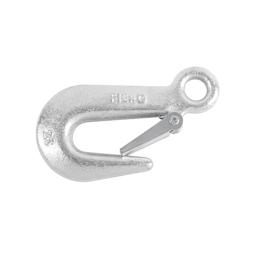 Gancho eslinga de acero forjado 5/8', carga 2000 kg, Fiero Caja con 4, 44078