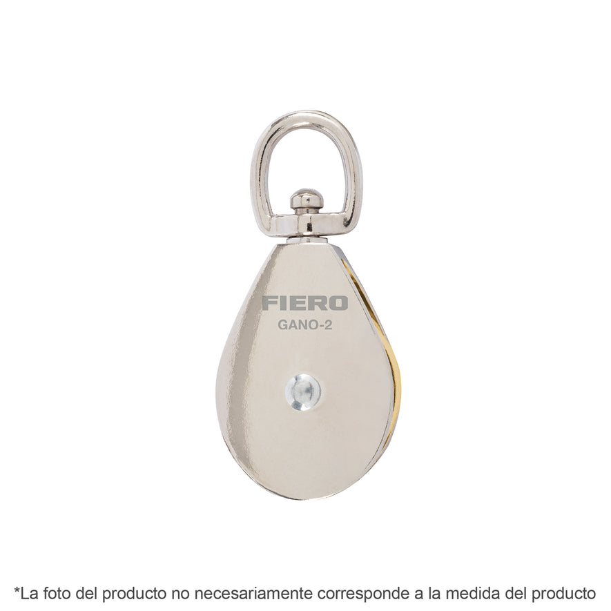 Garrucha metálica para noria de 1', Fiero Caja con 12, 44114
