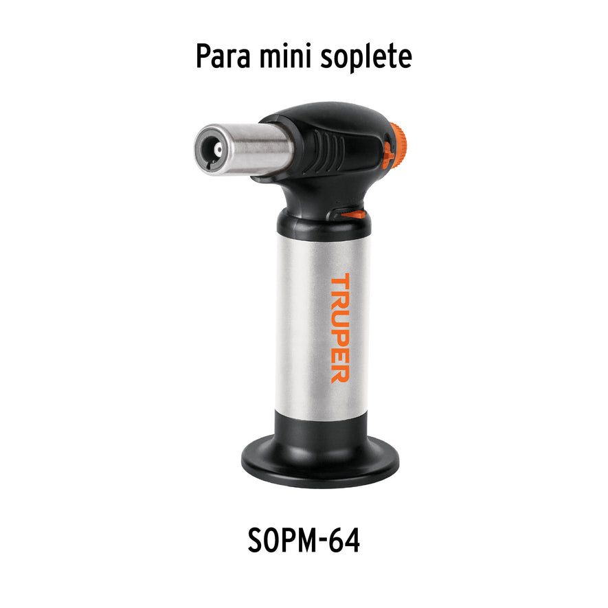 Lata de gas butano para encendedor, 125 g, PRETUL Caja con 6, 25131