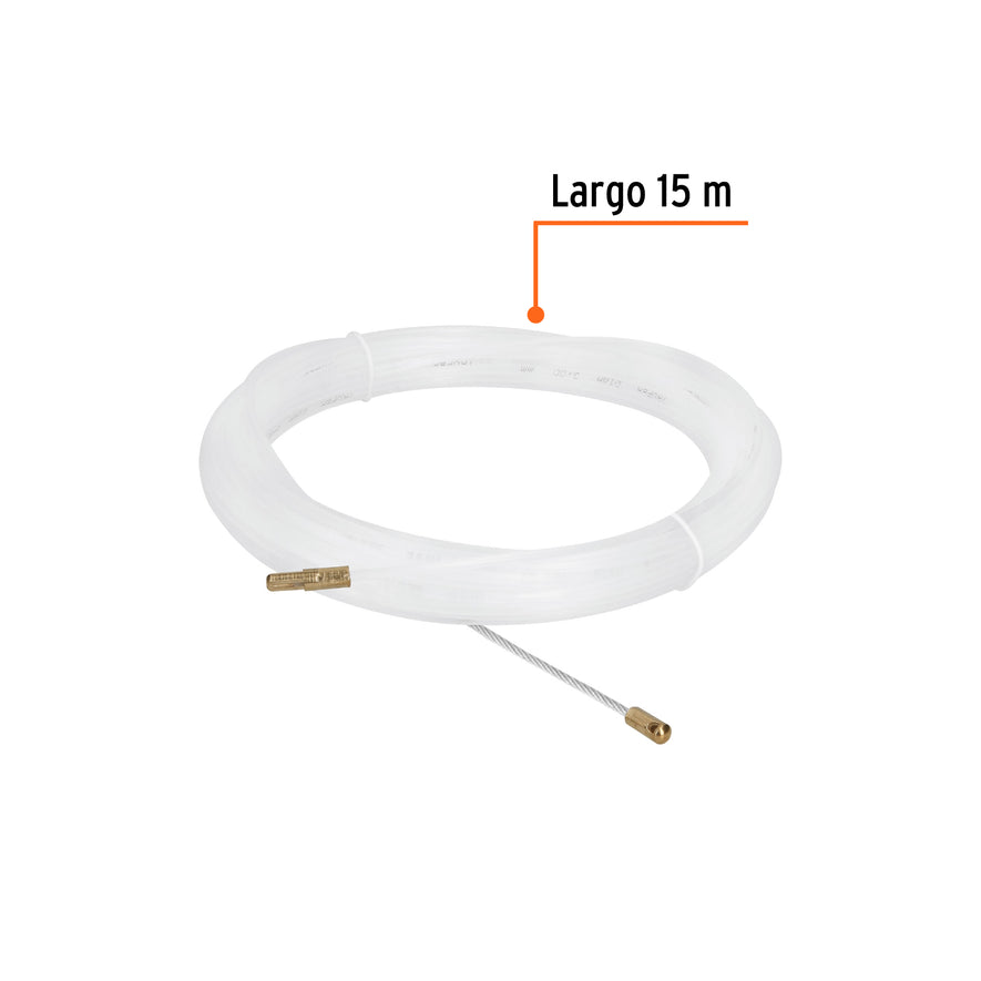 Guía de nylon de 15 m para cable, Truper Caja con 3, 17756