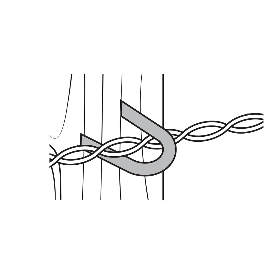 kg de grapas 1-1/4' negras p/alambre de púas Caja con 10, 44512