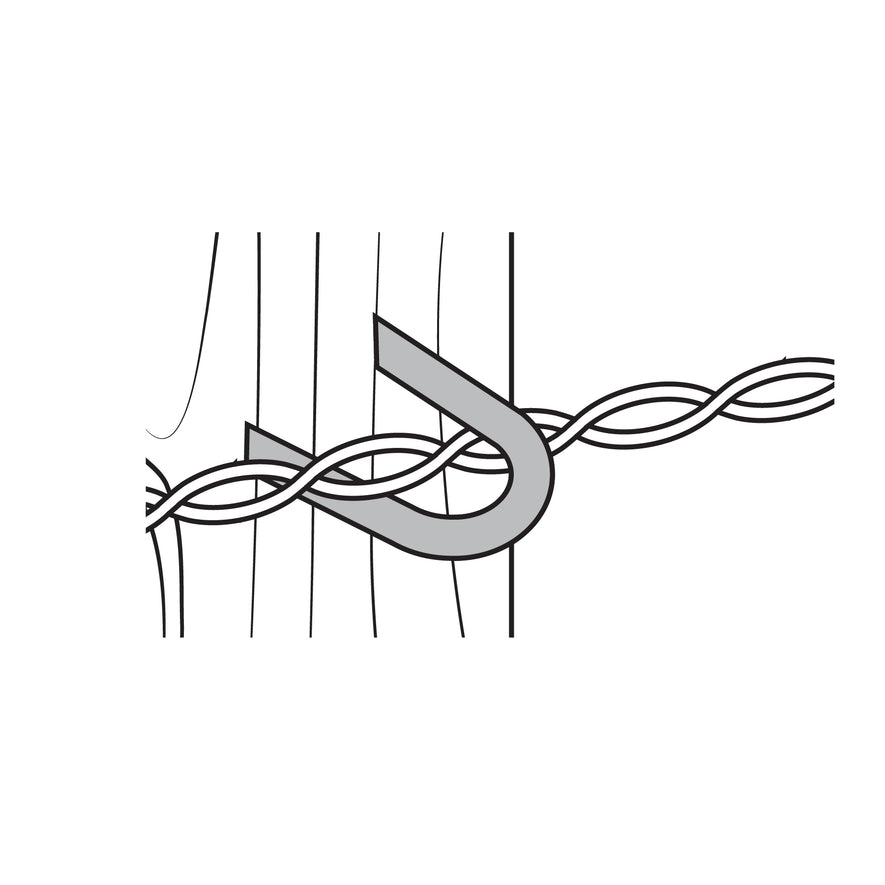 kg de grapas 1' galvanizadas p/alambre de púas Caja con 10, 44513