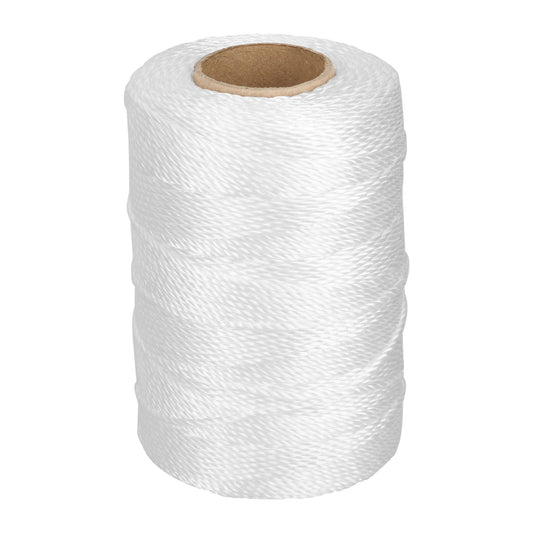 Carrete con 165 m de hilo para albañil blanco, Truper Caja con 12, 12989