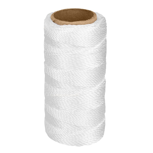 Carrete con 65 m de hilo para albañil blanco, Truper Caja con 12, 12988