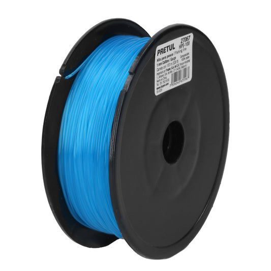 Carrete con 100 m de hilo para pesca azul calibre 1.00 mm Caja con 10, 27067