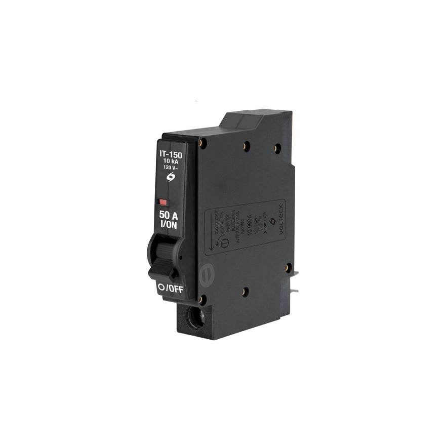 Interruptor de 1 polo 50A, enchufable, VOLTECK Caja con 5, 47510