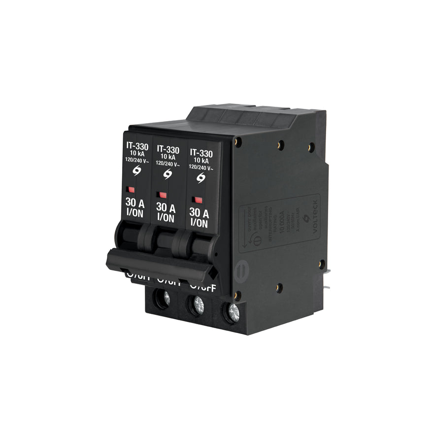 Interruptor de 3 polos 30A, enchufable, VOLTECK Caja con 2, 47515