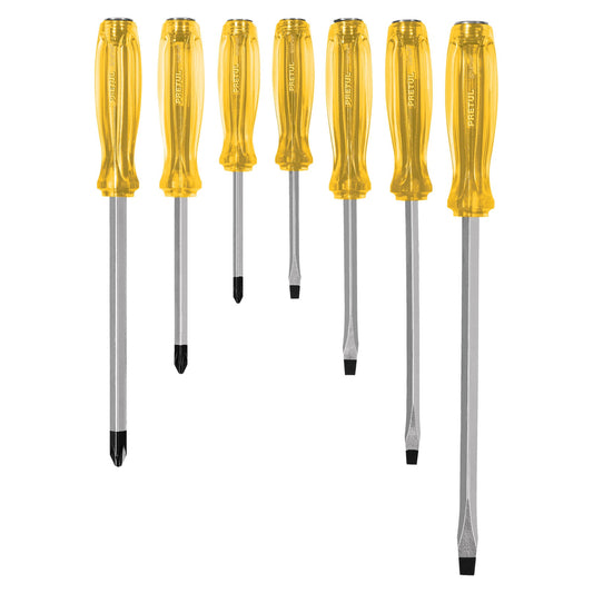 Juego de 7 desarmadores de impacto, Pretul Caja con 6, 21378