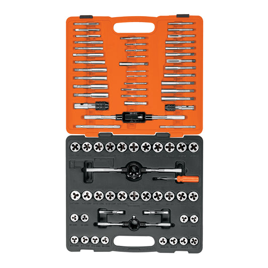 Juego de 76 piezas de machuelos y tarrajas, Truper, 12443