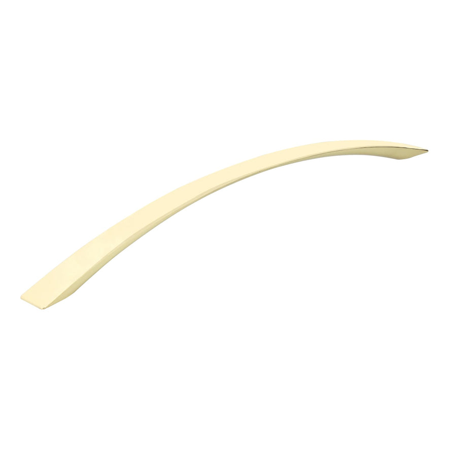 Jaladera metálica de 224mm estilo 'Moderno', latón brillante Caja con 12, 43376