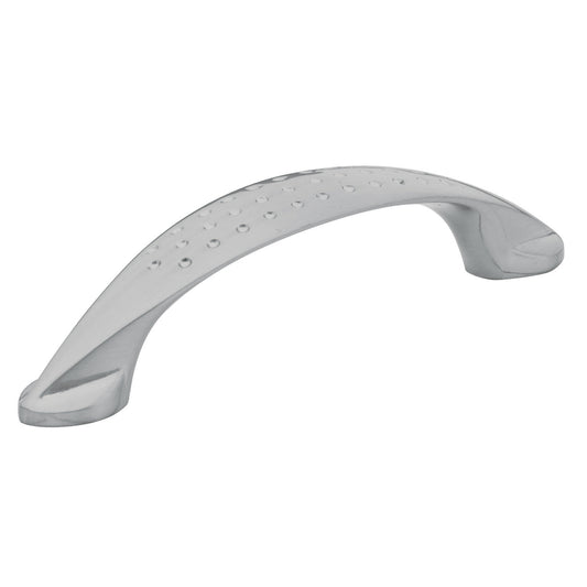 Jaladera metálica de 96mm estilo 'Elipse', níquel satinado Caja con 12, 43620