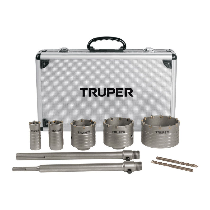 Juego de Brocasierras SDS de carburo para concreto, Truper, 103577