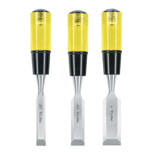 Juego de 3 formones Pretul Caja con 3, 29974