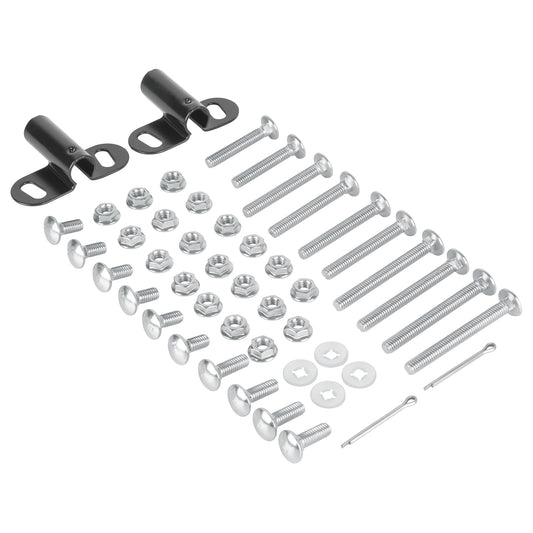 Juego de tornilleria con chumaceras para carretilla TP-8 Caja con 6, 100156